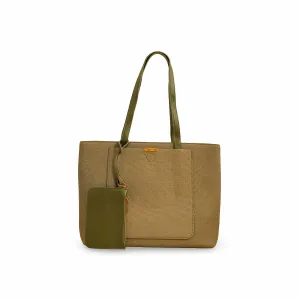 Green Women Formal Shoulder Bag P36227 Urban Essential