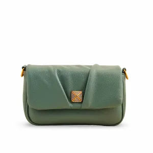 Minimal Style Comfort Style Green Women Formal Shoulder Bag P36375