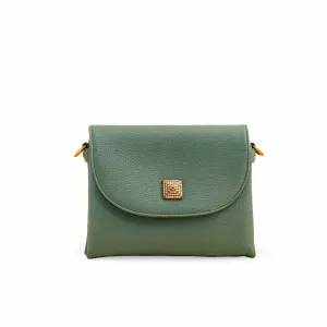 Green Women Formal Shoulder Bag P36377 Sleek Shoulder Trendy Outfit