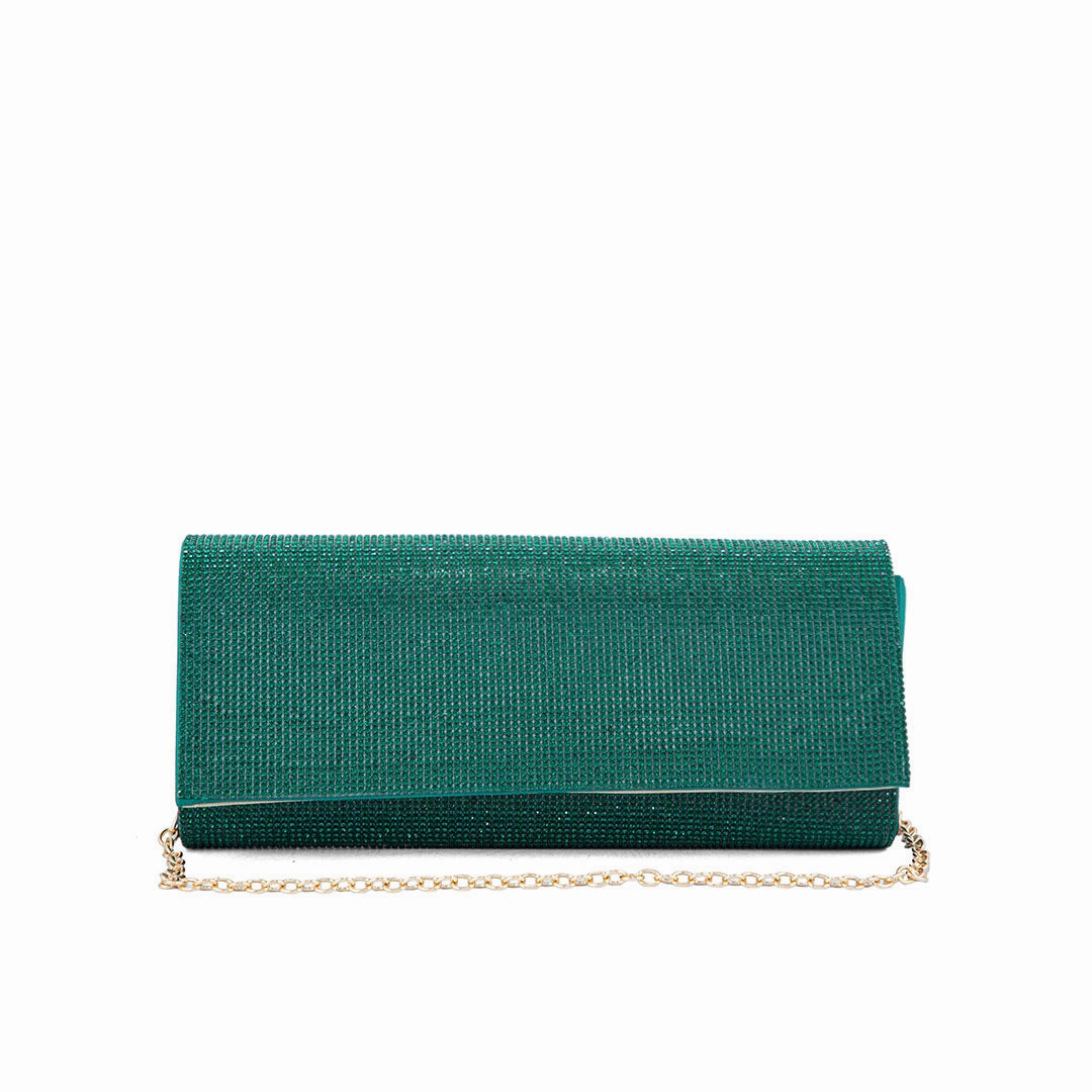 Lightweight Gear Fashion Mindset Green Fancy Clutch P24328