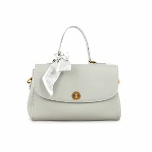 Stylish Essential Soft Material Grey Formal Shoulder Bag P36299