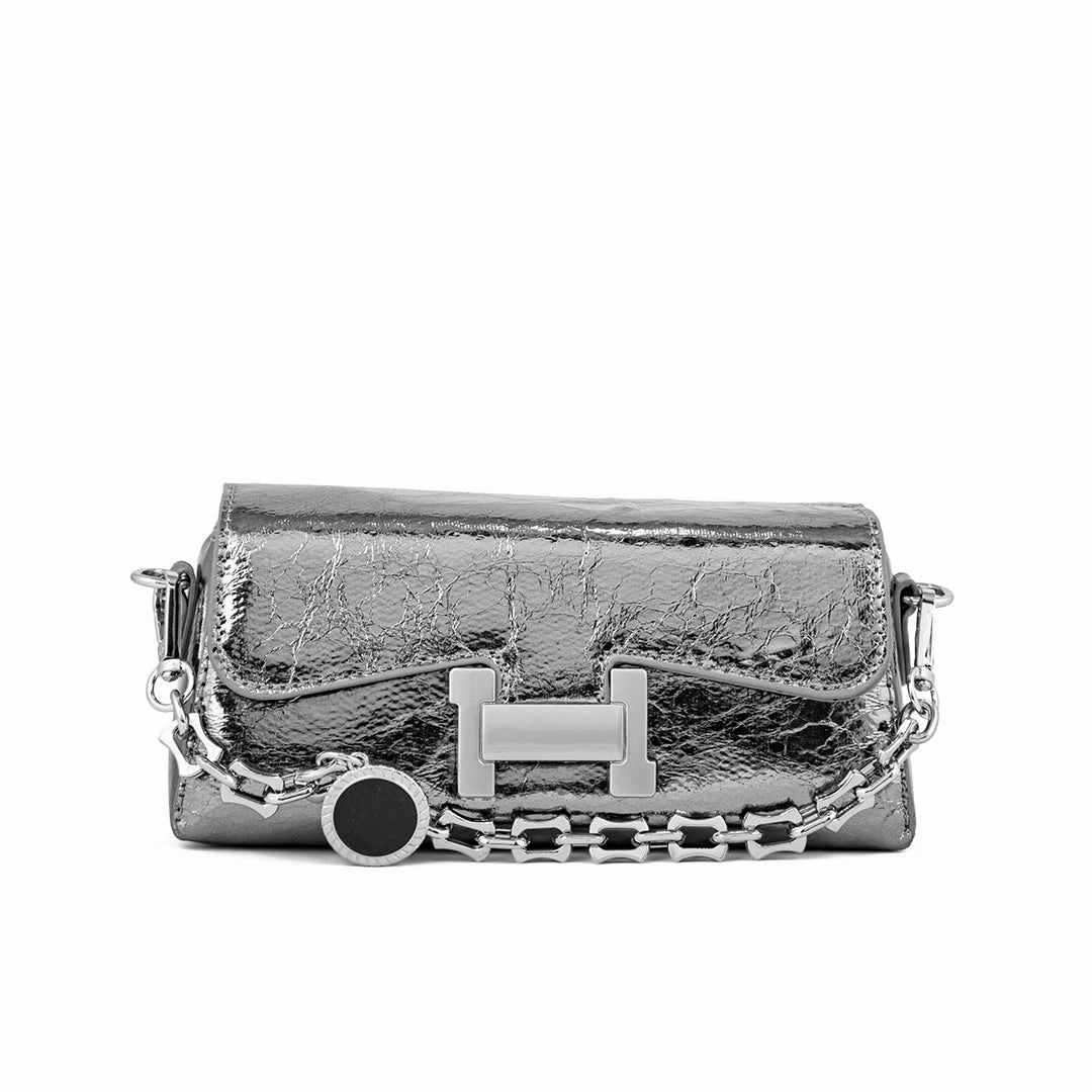 Grey Formal Clutch P24126 Daily Organizer Bag