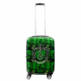 Harry Potter Slytherin 22" Carry-on Spinner Suitcase Luggage Padded Back Versatile Use Options