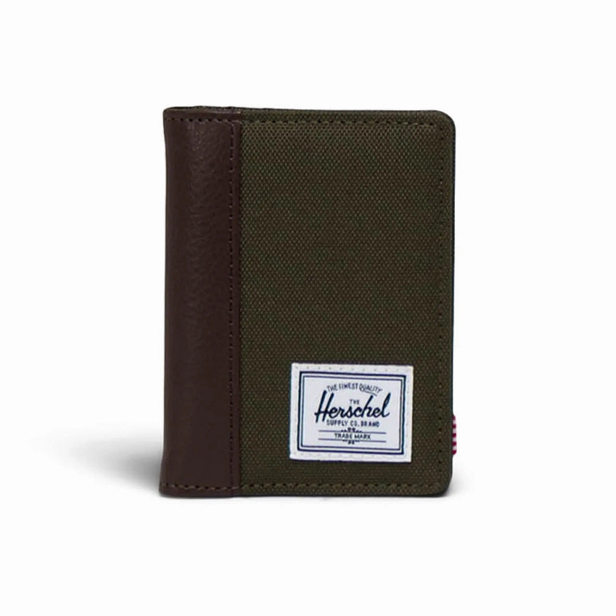 Trendy Lifestyle HERSCHEL HSC S424 Gordon Wallet-I.Green/C.Coffee