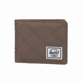 HERSCHEL HSC S424 Roy RFID Wallet-Brindle Quilted Easy Strap