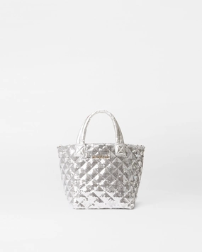 Ice Sequin Micro Metro Tote Deluxe Urban Everyday Daily Essential