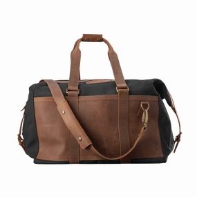 JH Duffel Neutral Color Quick-Access Zipper