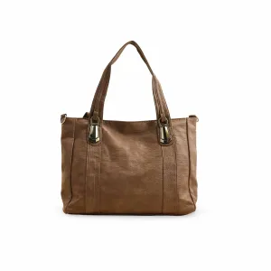 Khaki Formal Shoulder Bag P36345 Commuter Style