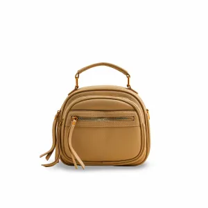 Casual Appeal Khaki Formal Shoulder Bag P36391