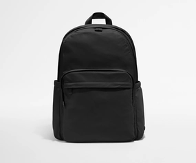 Versatile Shape Secure Lock Large Featherlight Backpack in Jet Black