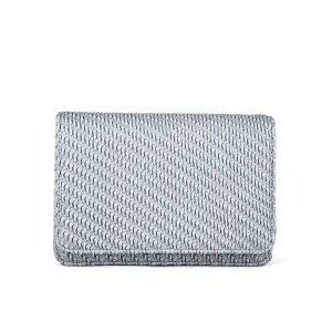 Silver Fancy Shoulder Bag P55617 Timeless Accessory