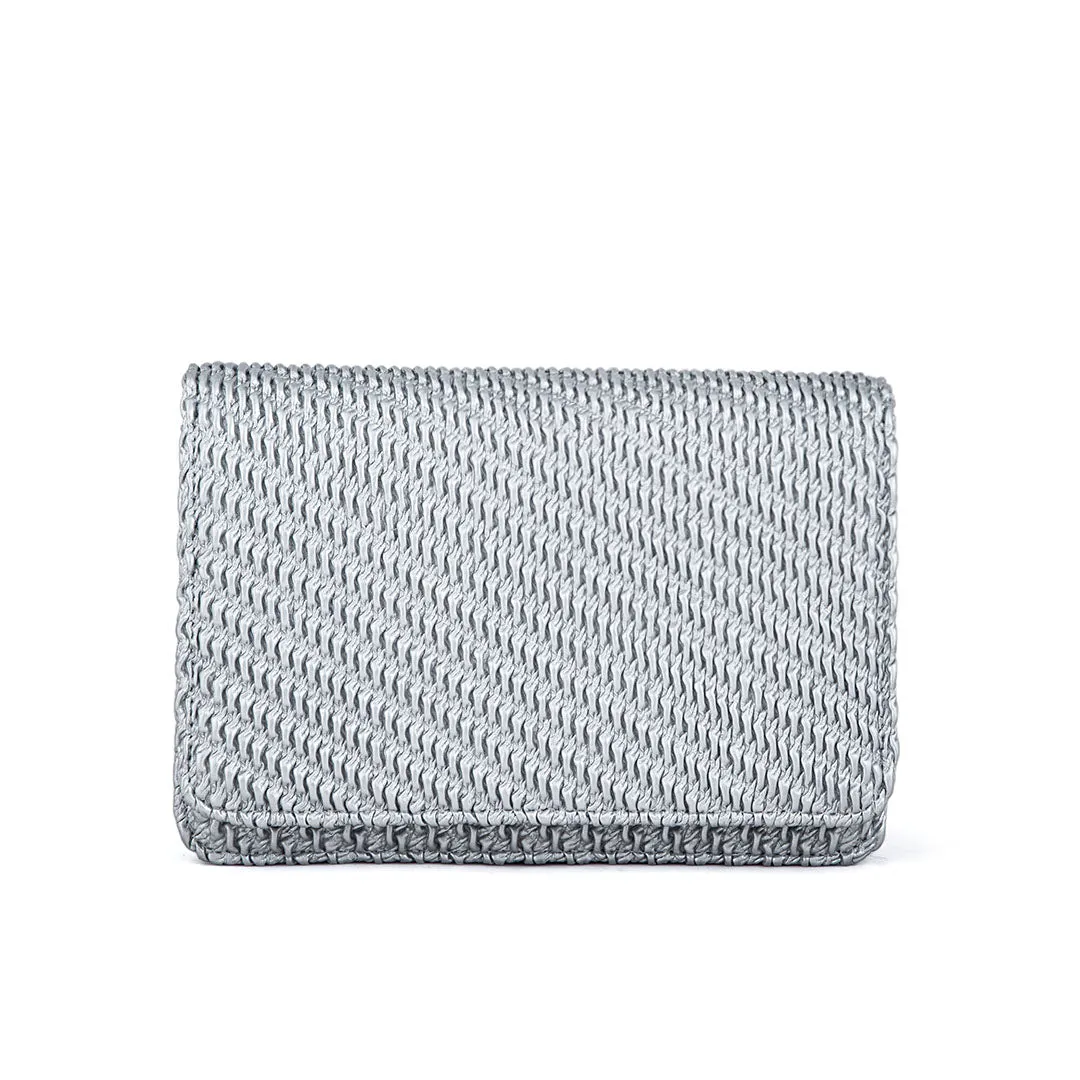 Silver Fancy Shoulder Bag P55617 Timeless Accessory