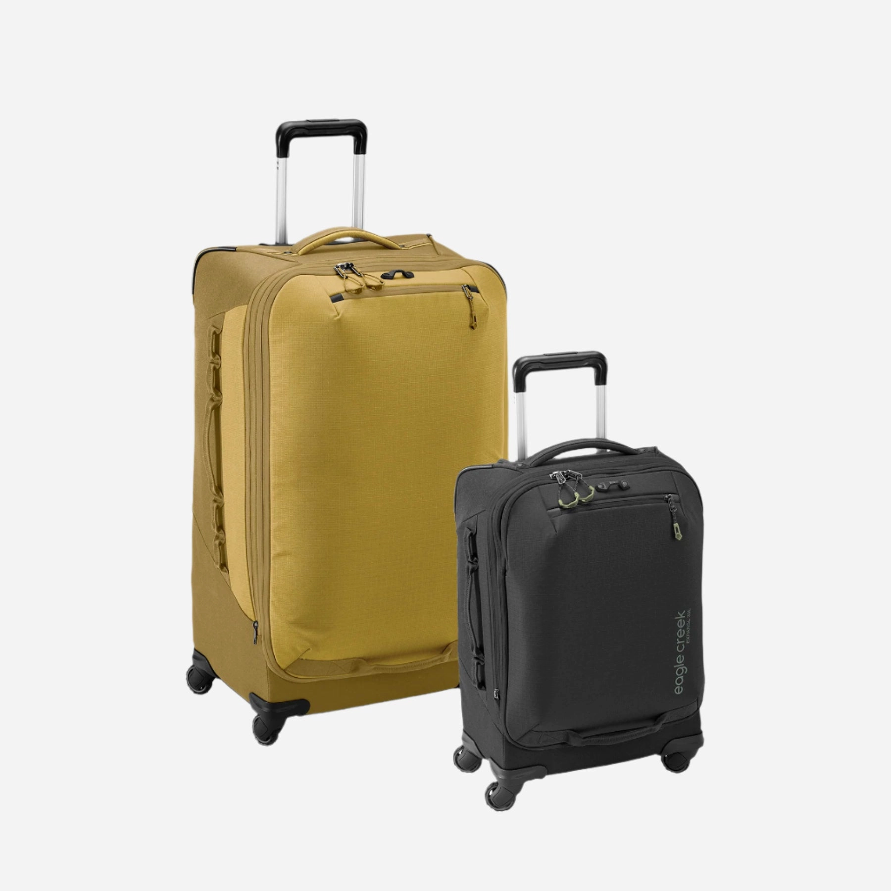 Expanse 4-Wheel International Luggage Set Compression Straps Mesh Pocket