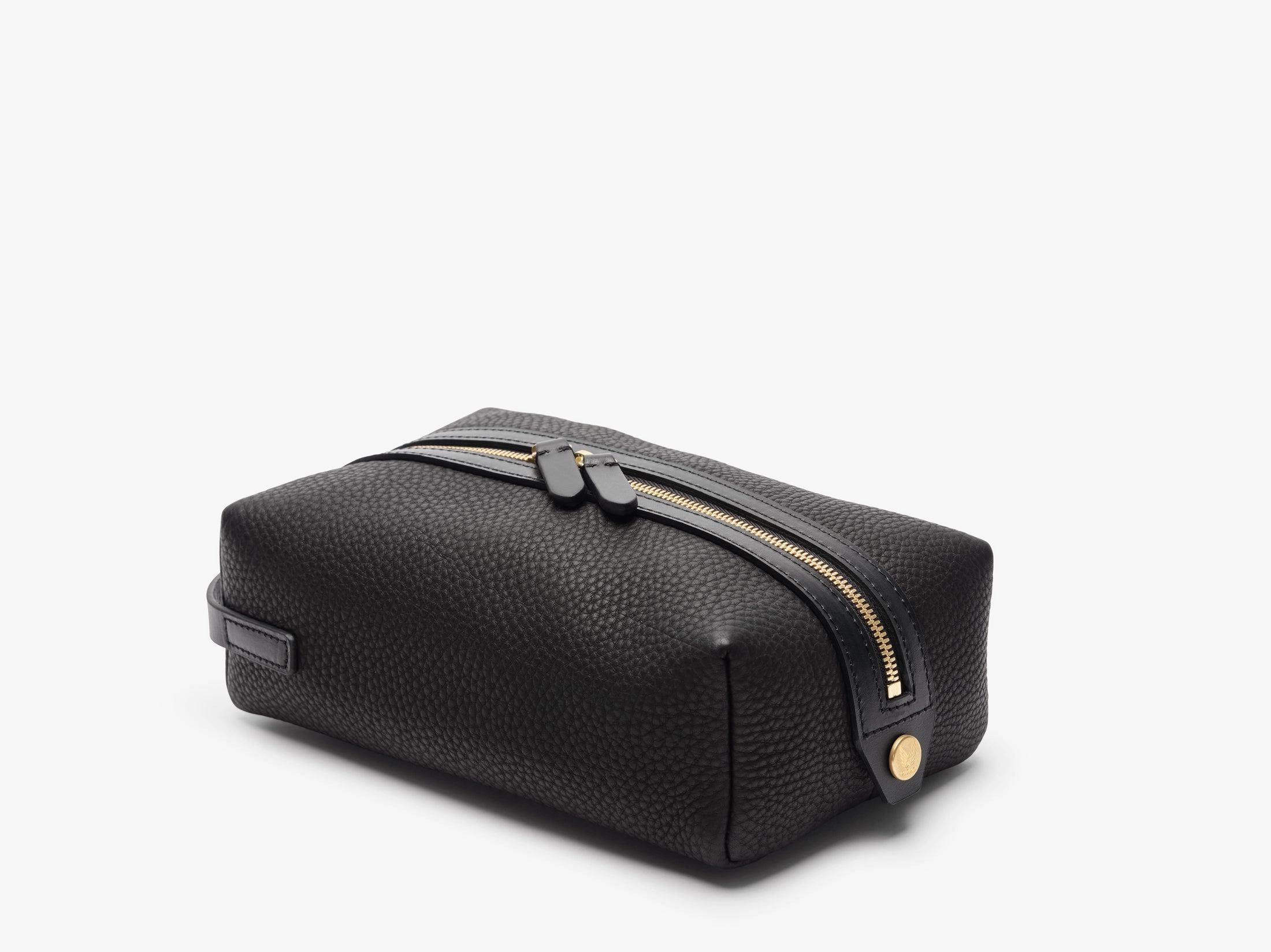 Camping Bag Groom, Leather - Black/Black