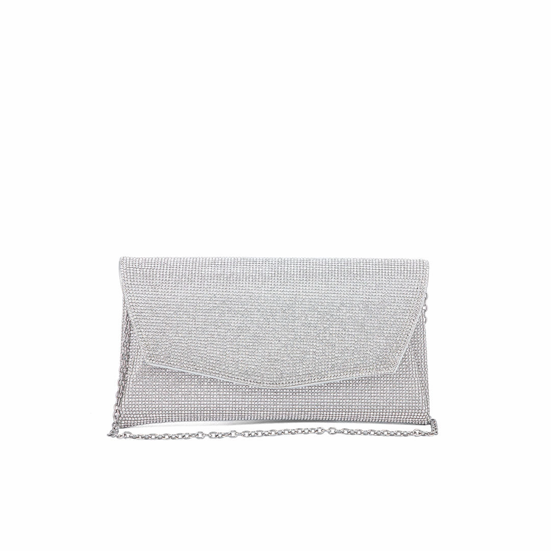 Leisure Comfort Daily Habit Silver Bridal Clutch P24322