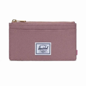 HERSCHEL HSC S323 Oscar Large Wallet-Ash Rose Interior Lining Side Handle