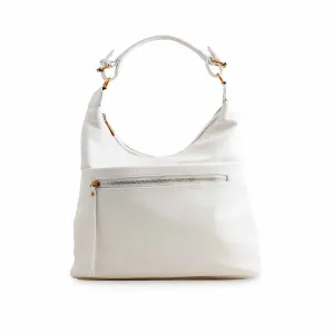 Chic Outline White Women Formal Shoulder Bag P36359