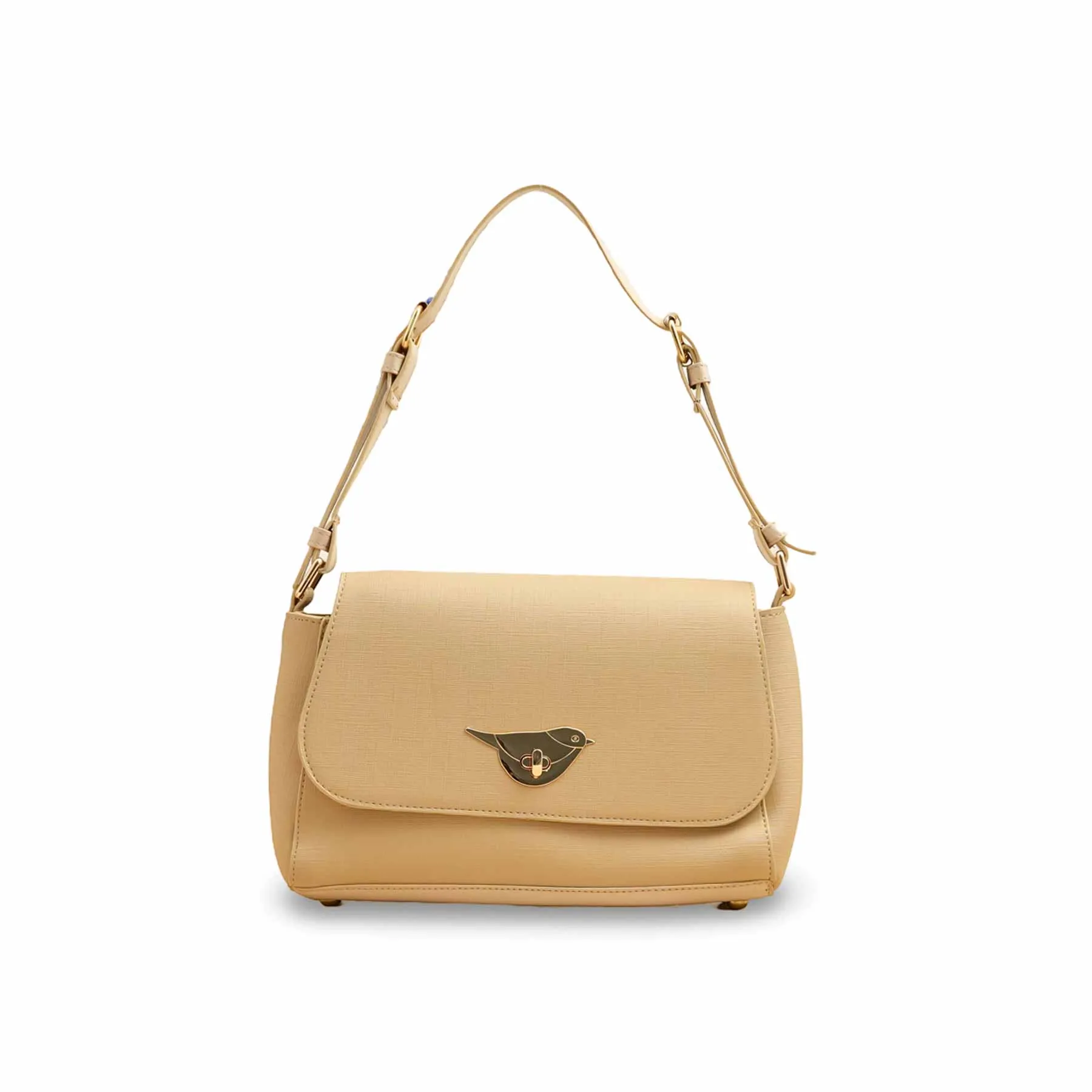 Beige Casual Shoulder Bag For Women P55817 Practical Storage