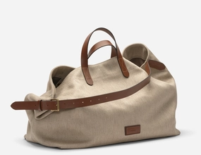 City Life Bag M/S Haven ?C Grand Herringbone/Cuoio