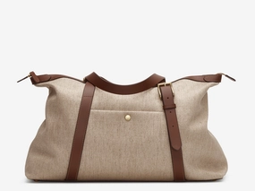 M/S Holdall ?C Grand Herringbone/Cuoio Everyday Outfit Stylish Concept