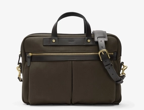 M/S Office - Army/Dark Brown Practical Utility Modern Choice