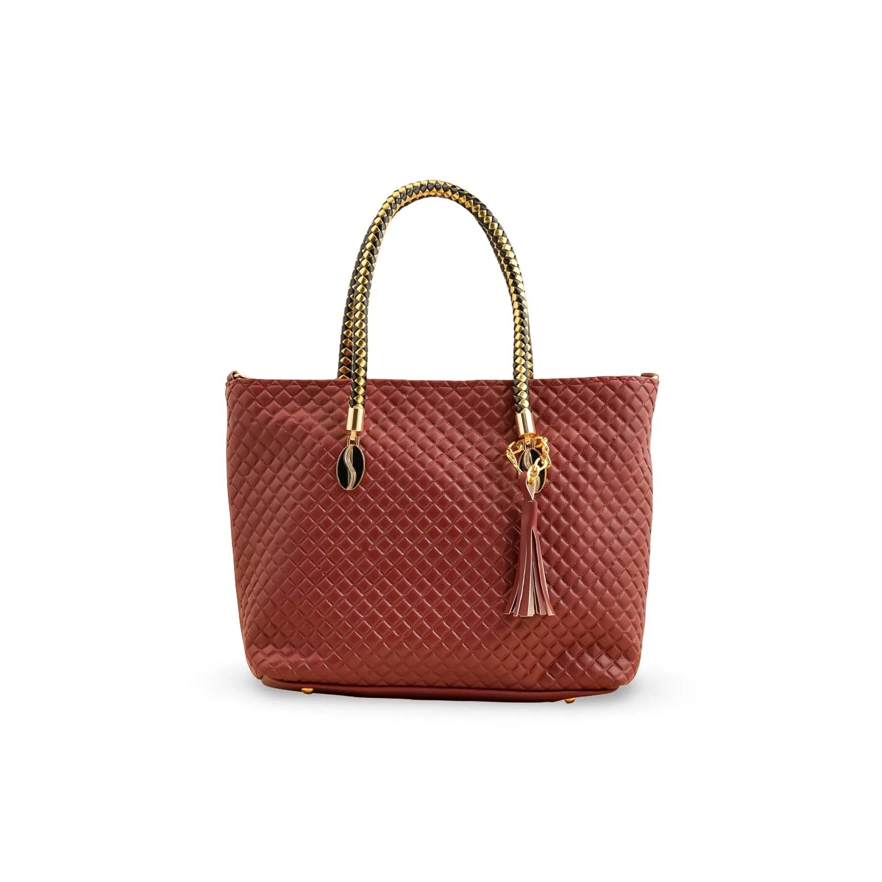 City Style Street Style Maroon Casual Shoulder Bag For Ladies P56204