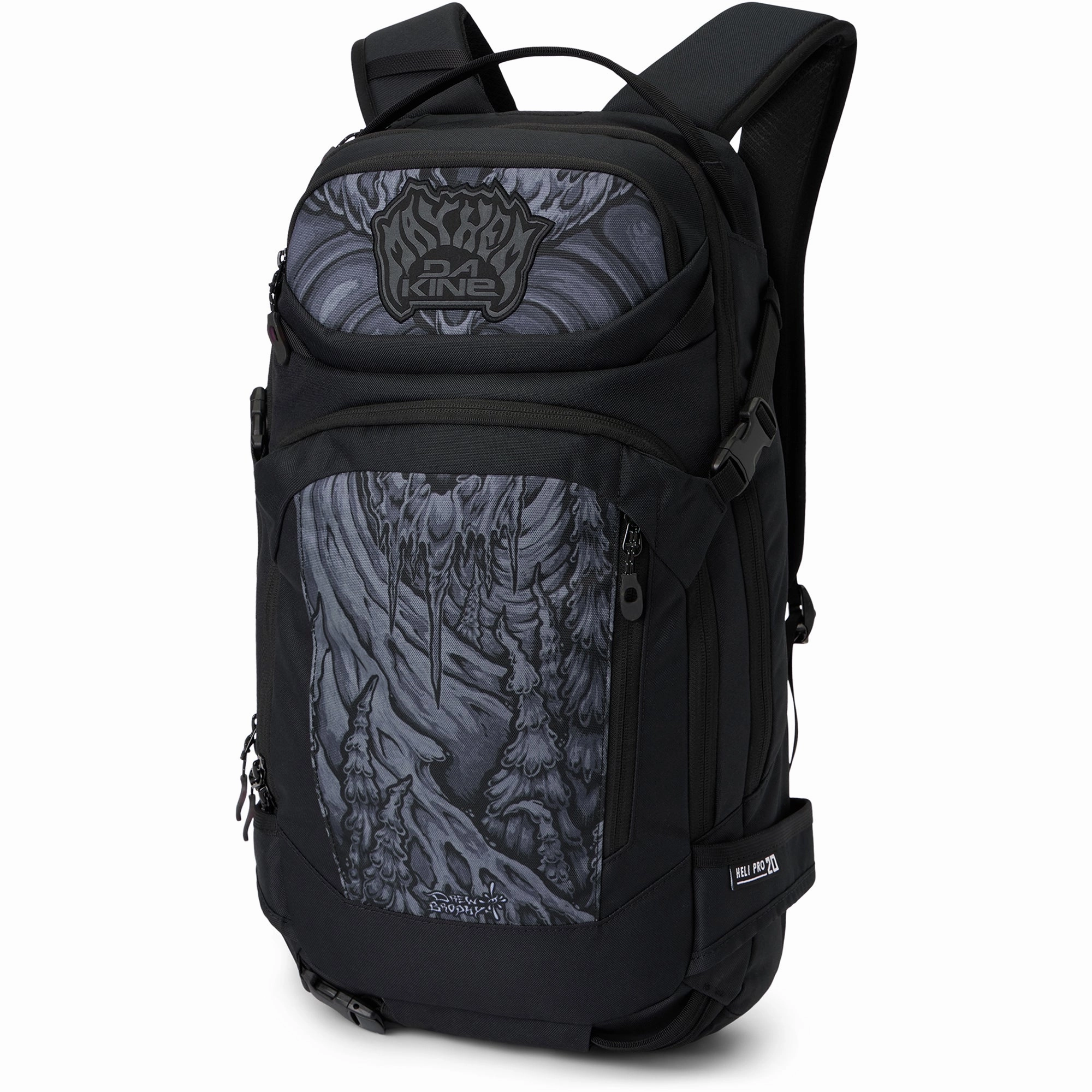 Mayhem Heli Pro 20L - Mayhem Black Compact Form