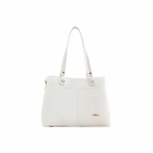 Stylish Choice White Formal Shoulder Bag P36390