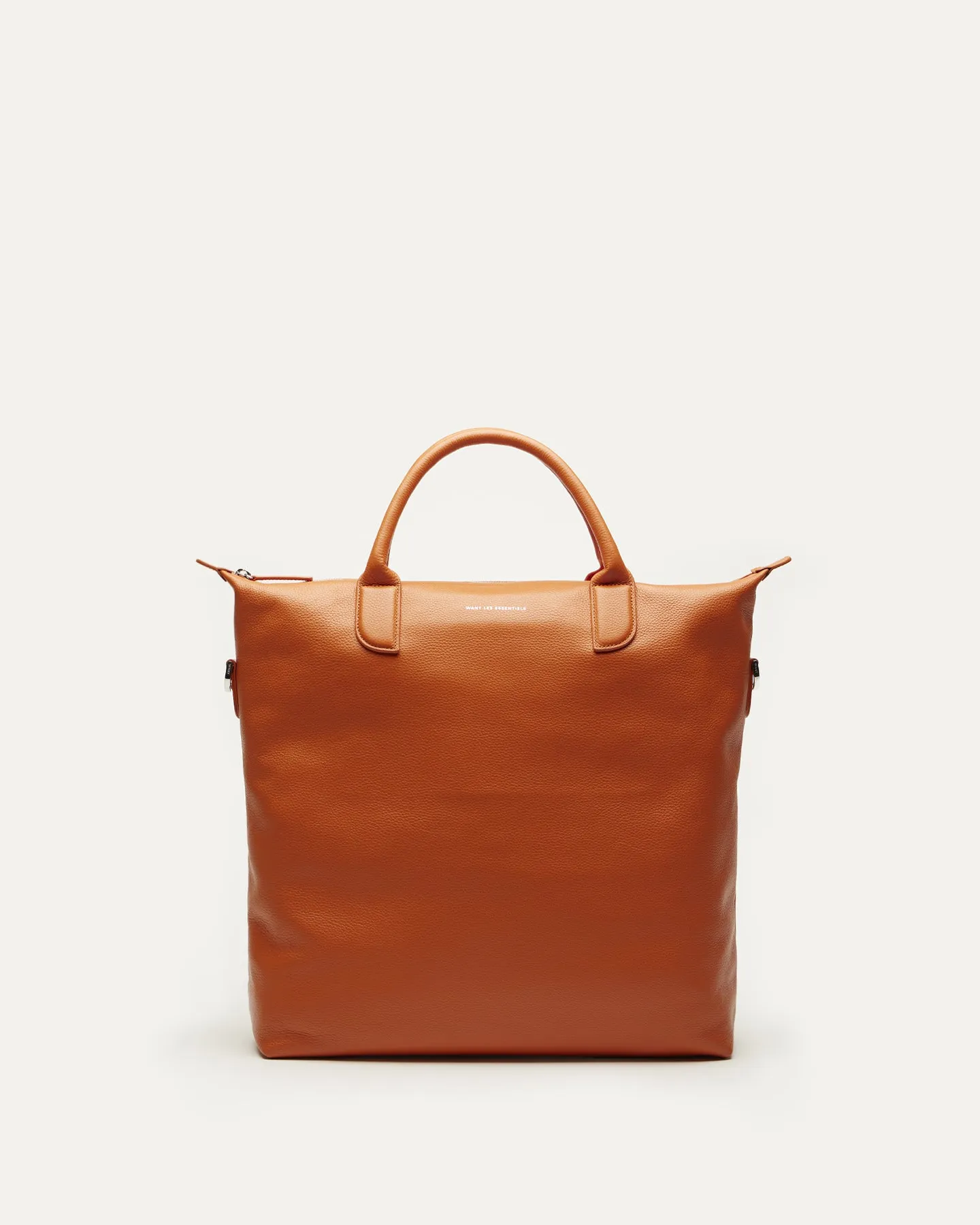 O'Hare Pebble-Grained Leather Tote Versatile Feature