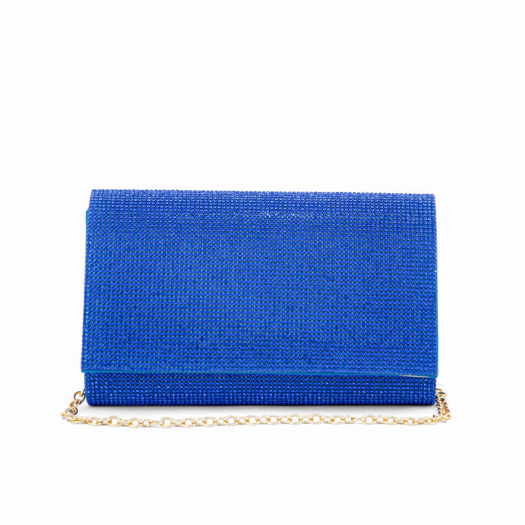 Effortless Chic Daily Use Blue Fancy Clutch P24327