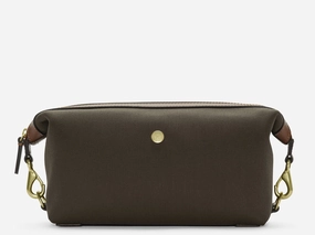 M/S Washbag ?C Army/Cuoio Travel Expression Timeless Simplicity