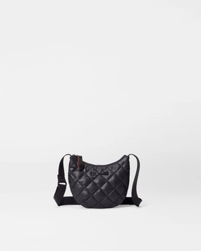 Stylish Compact Bag Black Micro Metro Crossbody