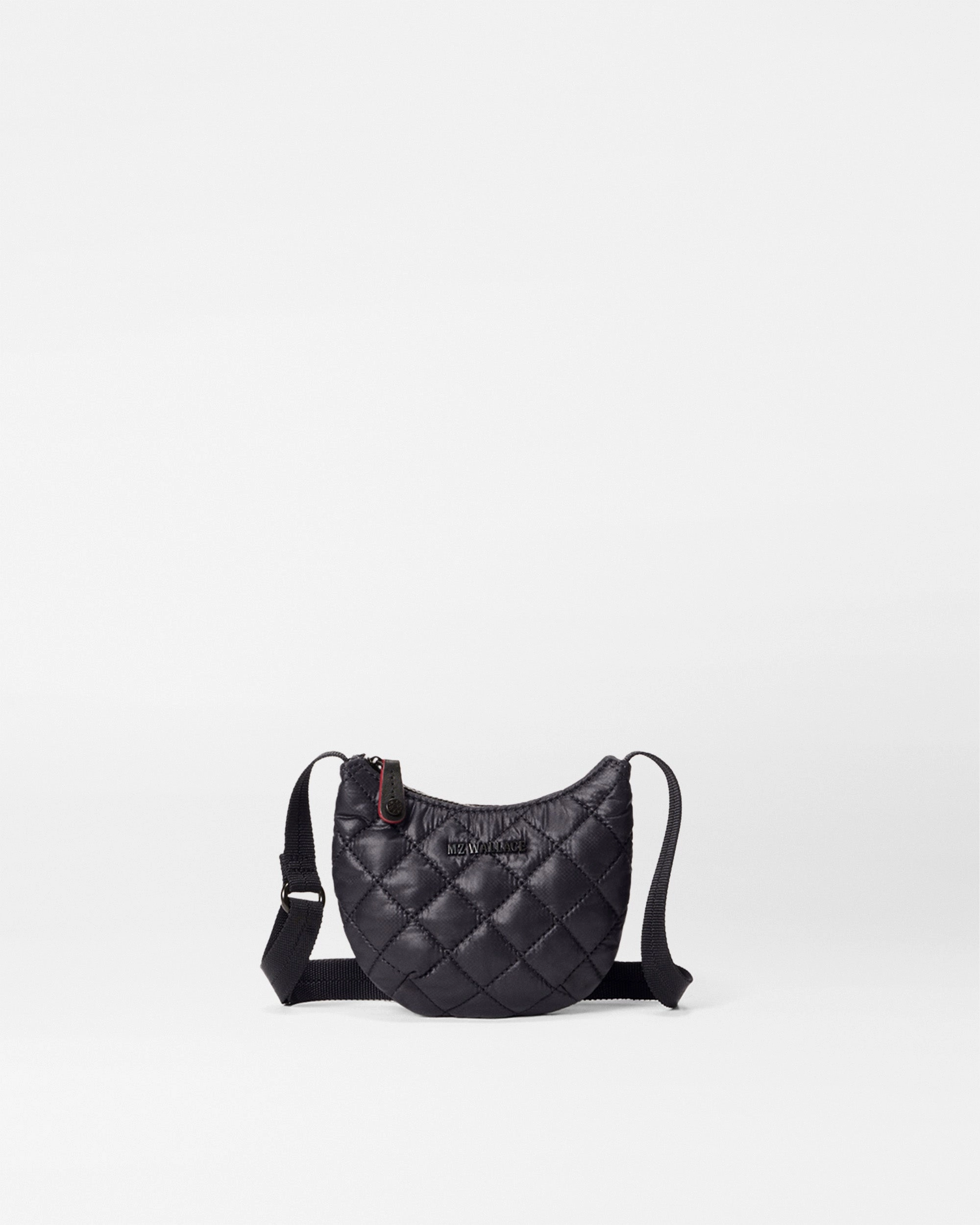 Stylish Compact Bag Black Micro Metro Crossbody