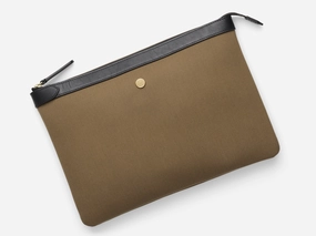 M/S Pouch Large - Khaki/Black Compact Design Timeless Function