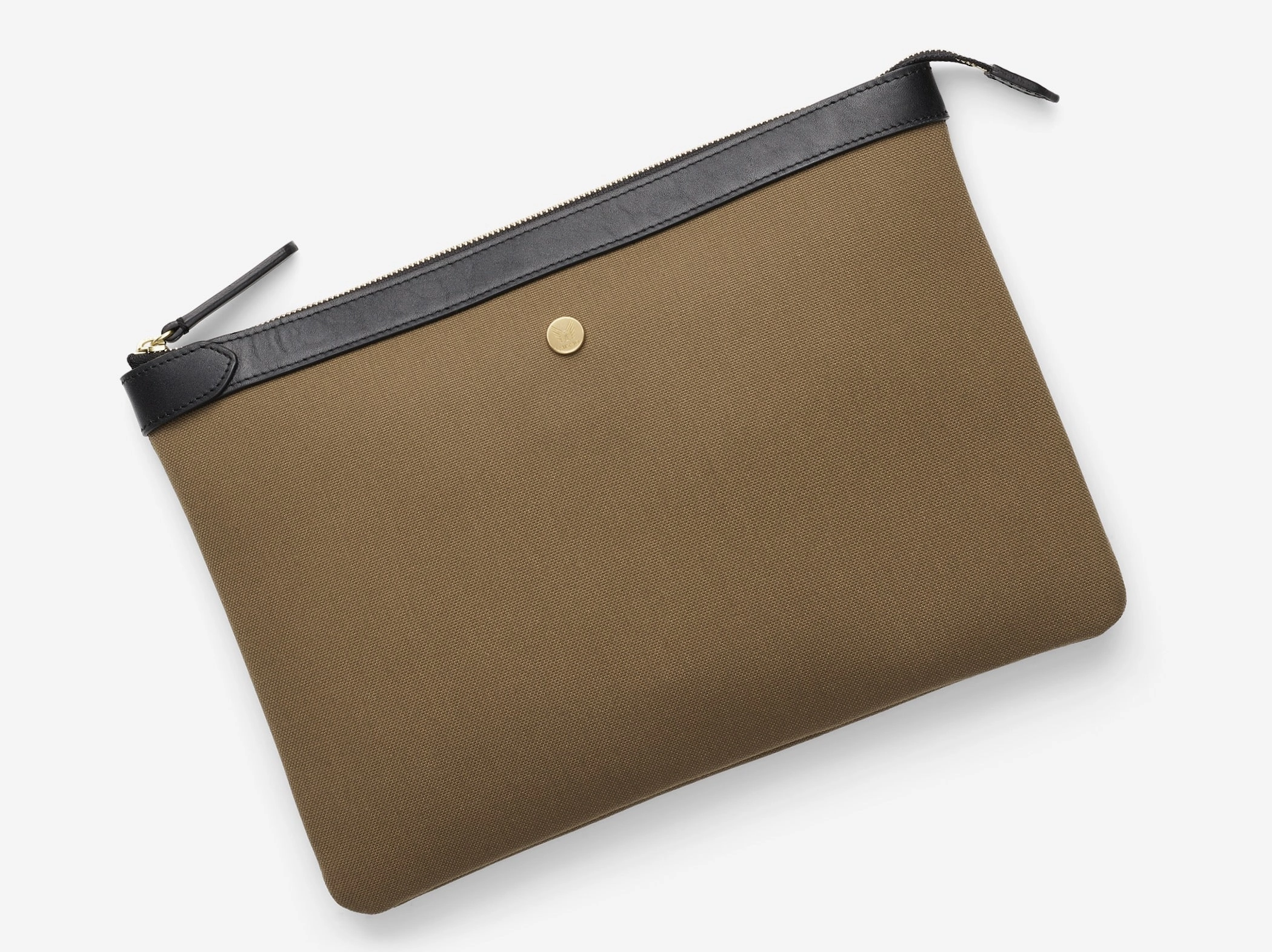 M/S Pouch Large - Khaki/Black Compact Design Timeless Function
