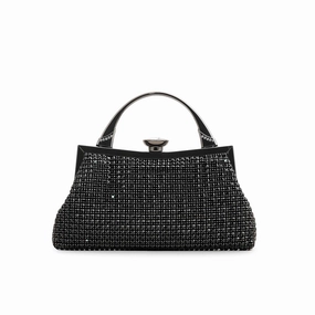 Elegant Touch Black Bridal Clutch P24321