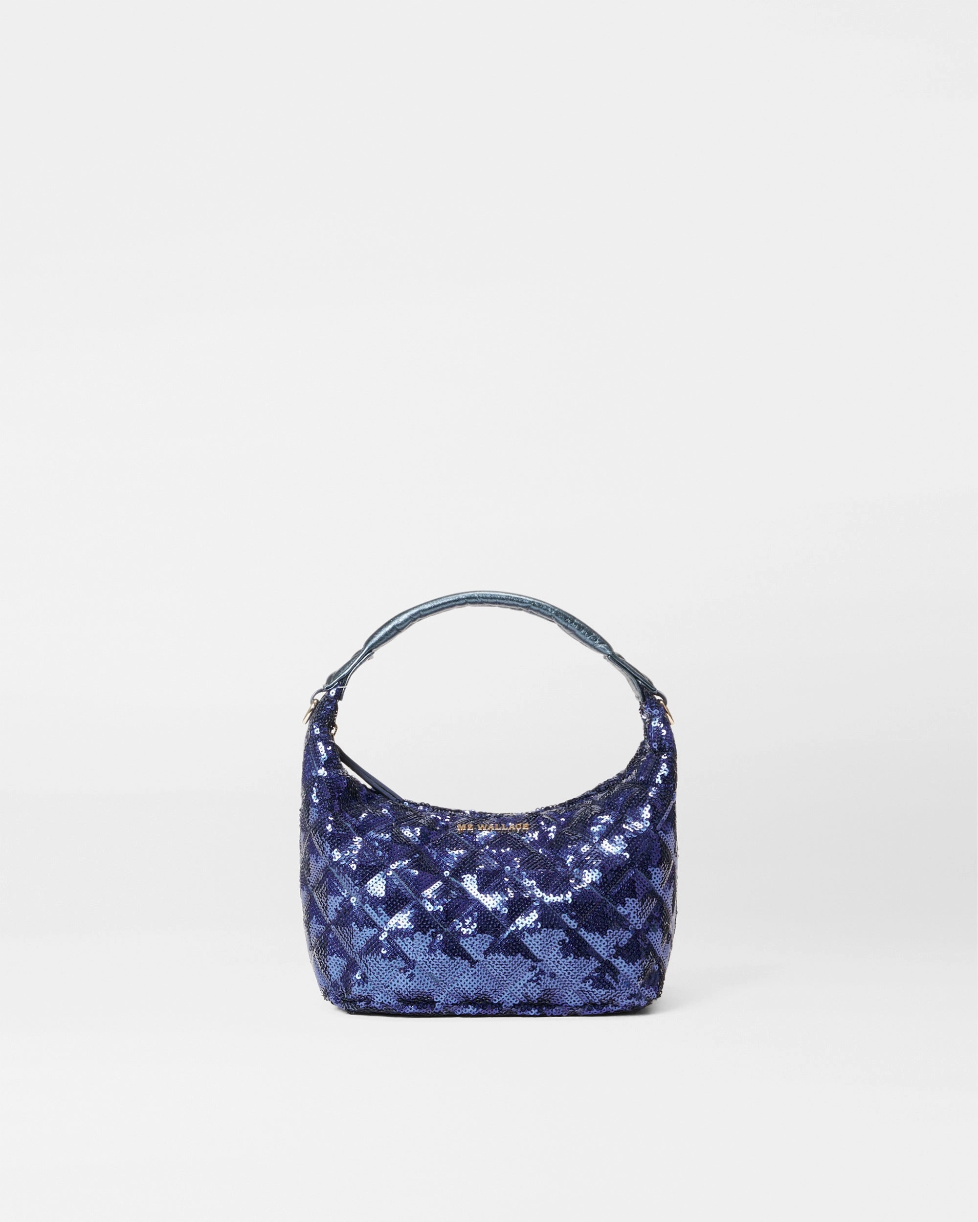 Sapphire Sequin Mini Hobo Weekend Comfort Easy Access