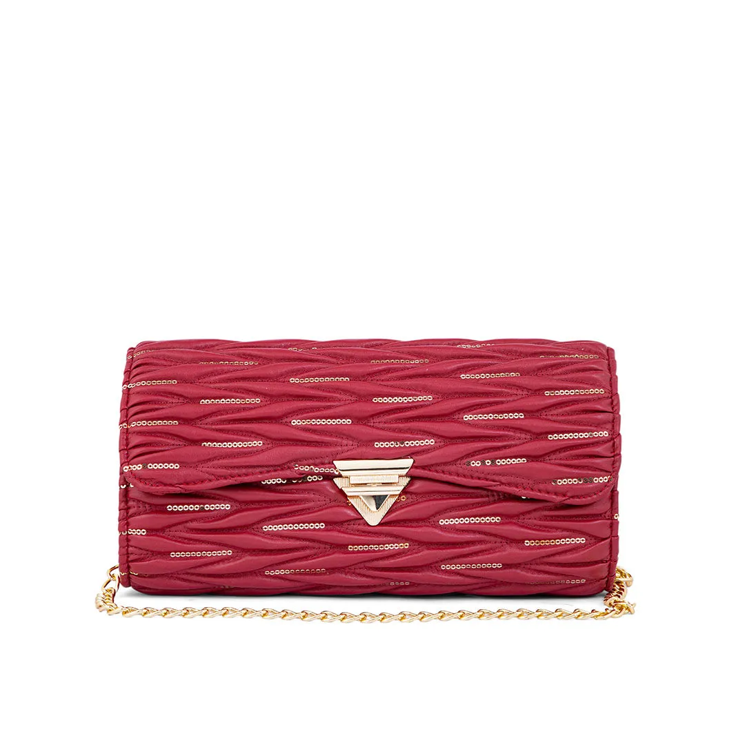 Red Casual Shoulder Bag P55659 Elegant Appeal