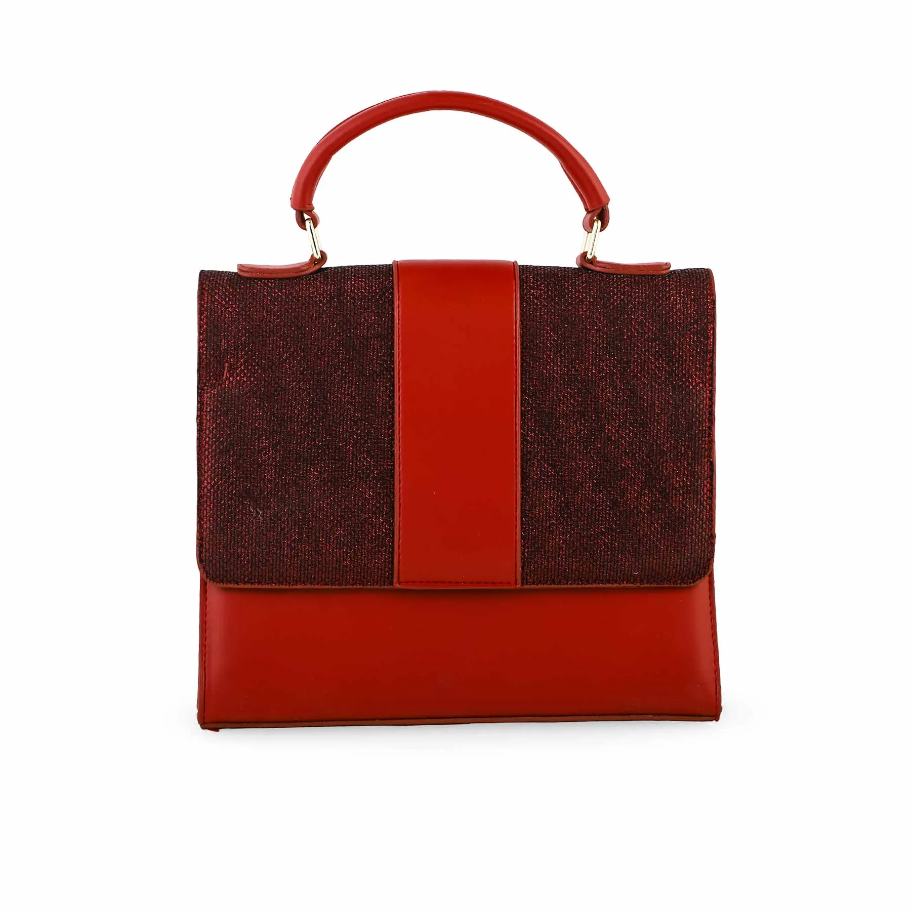 Maroon Casual Shoulder Bag For Women P55692 Soft Leather Design Trendy Look