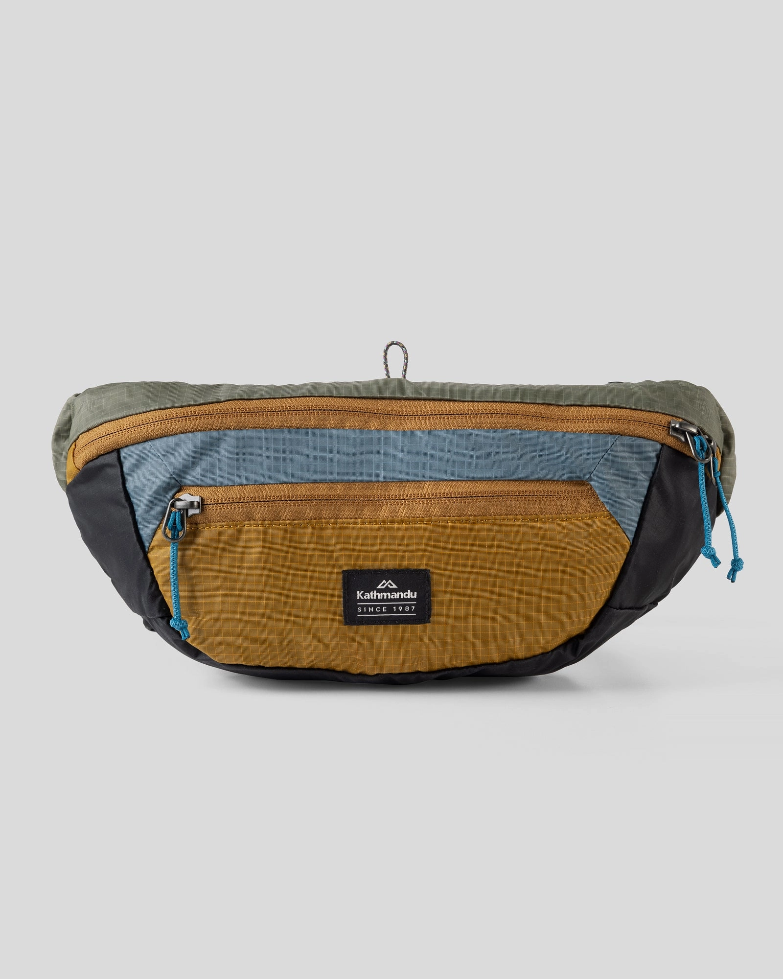 Weatherproof Gear Ultimate Comfort Pack&Go Crossbody Pouch - Golden/Washed Blue