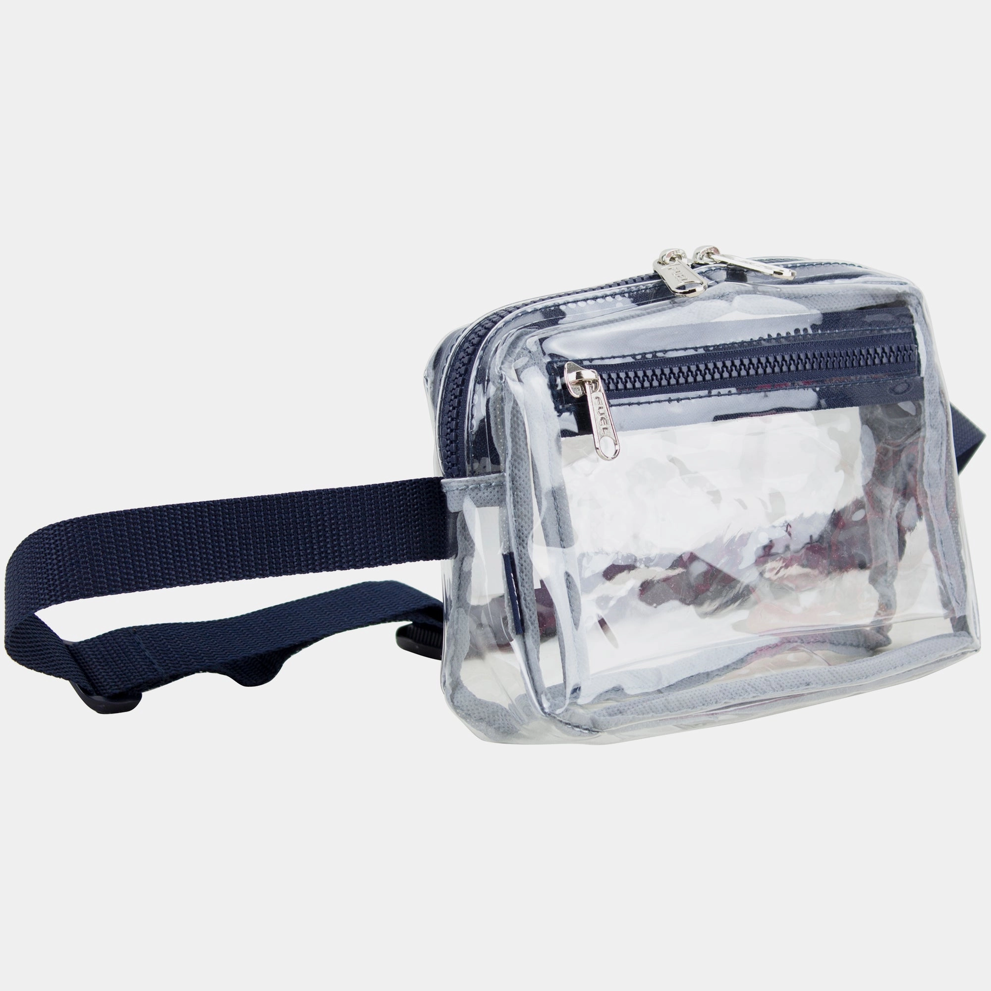 Compact Travel Organizer Clear Commuter City Fanny Pack Stadium Approved Waist Bag