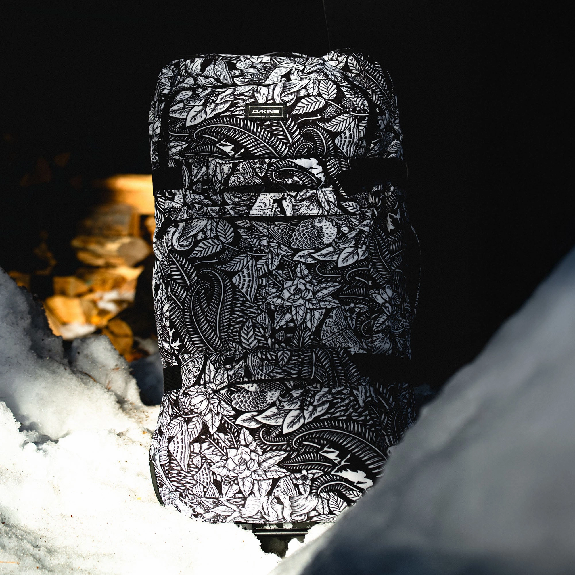 Split Roller Bag 110L - Kingdom Black Weekend Trip Fashion Accessory