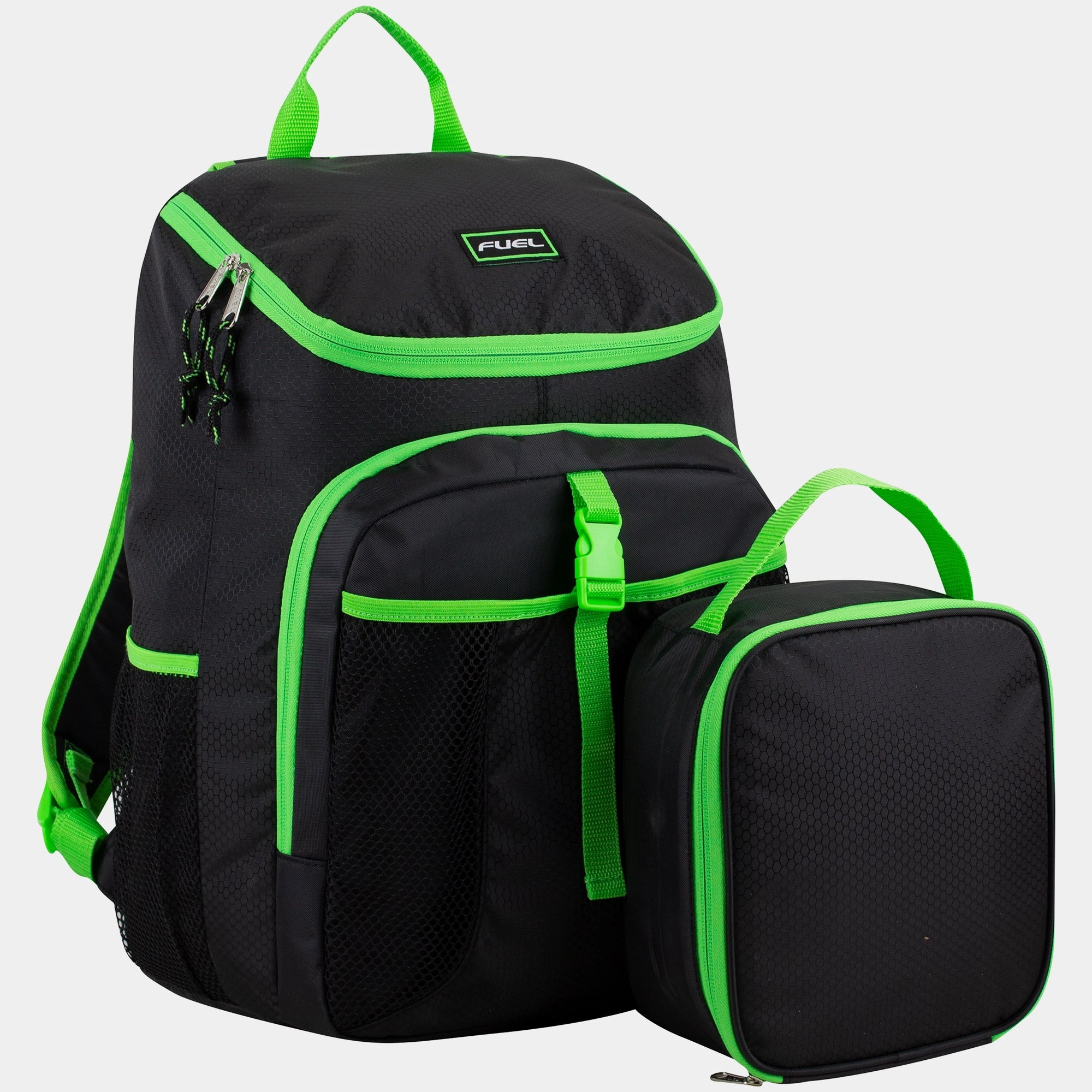 Casual Utility Durable Use Top Loader Backpack & Matching Lunch Box Set