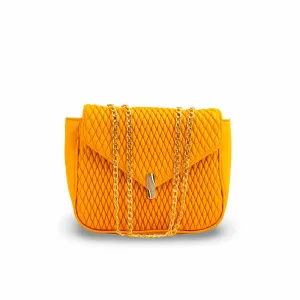 Mustard Formal Shoulder Bag P55623 Water Resistant Fashion Vibe