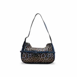 Urban appeal Functional Style Navy Formal Shoulder Bag For Women P55861