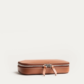 Everyday Case Trousse de toilette compacte ~ SARAH II - COGNAC