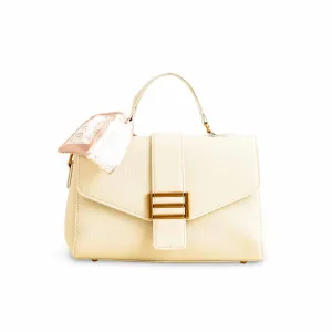 Beige Formal Shoulder Bag P36302 Classic Taste