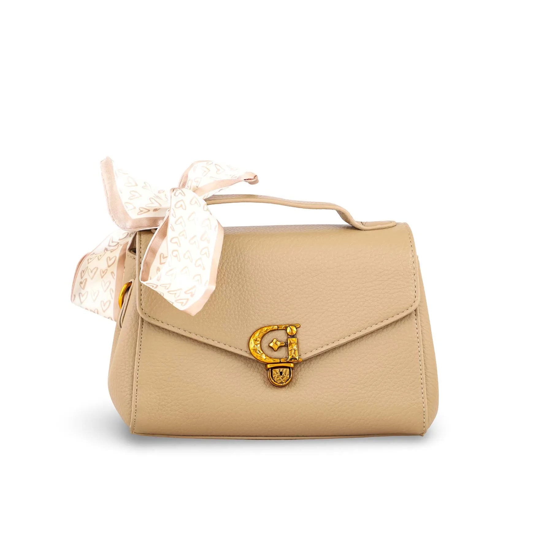 Khaki Women Formal Shoulder Bag P36298 High Fashion