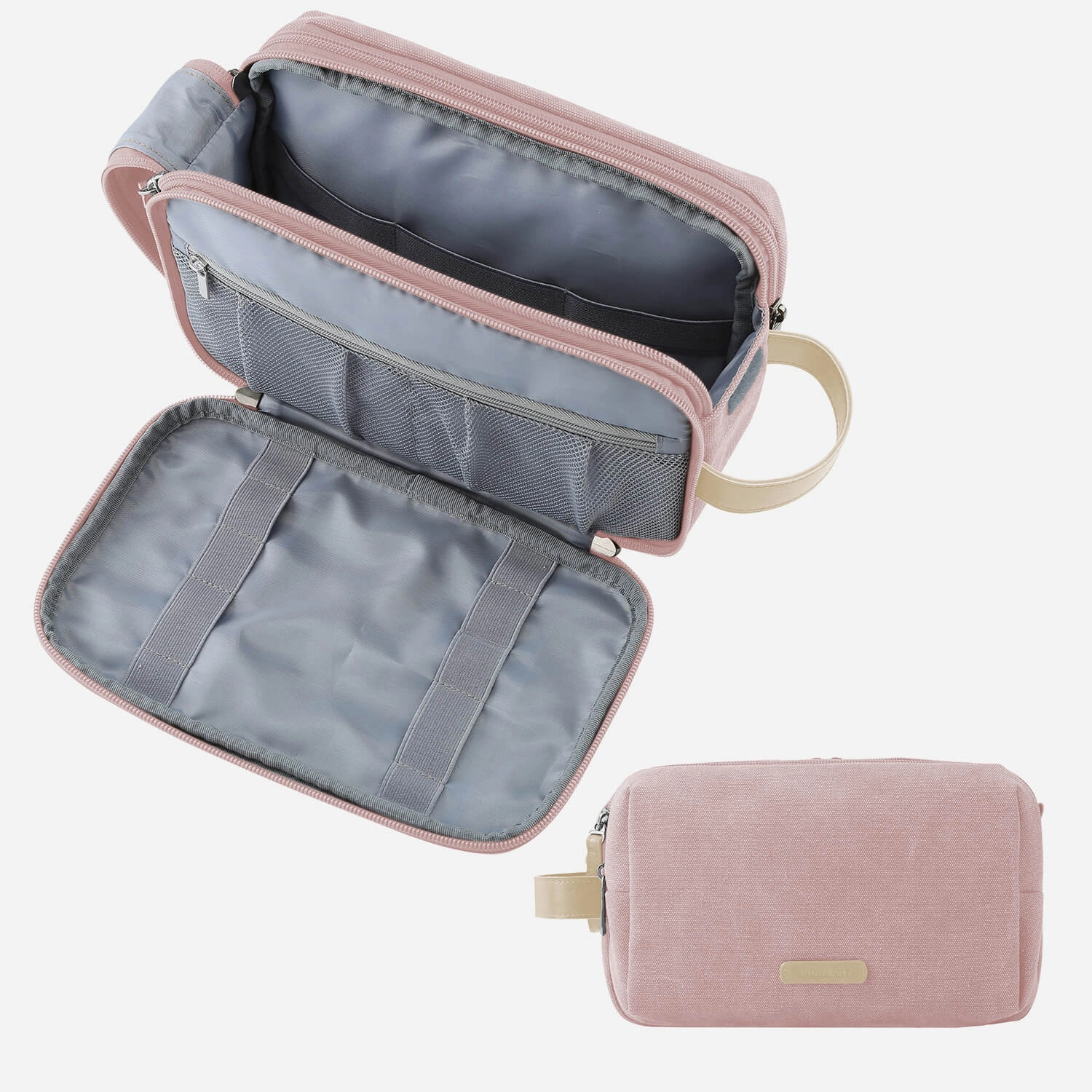 On-Road Toiletry Bag New Soft Leather Bag Utility Bag