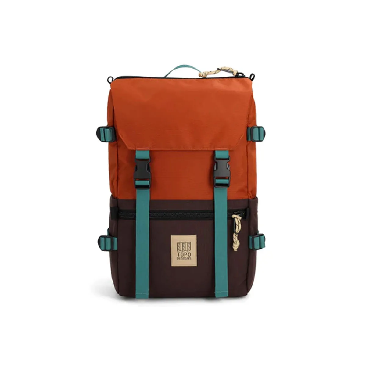 Tech-Savvy Storage Adventure Efficiency Topo Designs : Rover Pack Classic : Clay/Chocolate